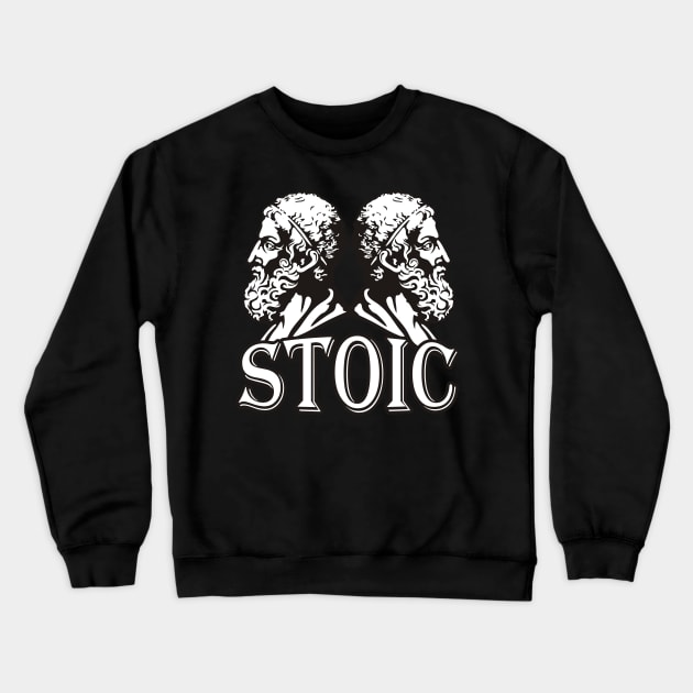 Stoic Philosopher Crewneck Sweatshirt by Foxxy Merch